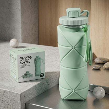 Premium Collapsible Water Bottle - Large capacity, perfect for sports and daily use